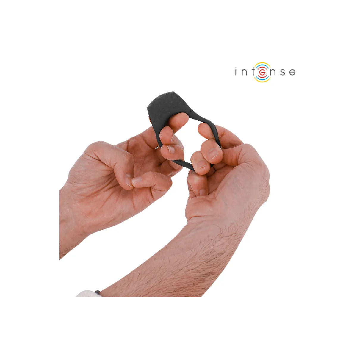 Clover Vibrator Penisring 10 Vibrationen Schwarz von Intense Couples Toys | Fesselliebe.de