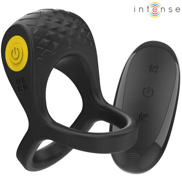 Alex Vibrator Doppel-Penisring 10 Vibrationen Schwarz von Intense Couples Toys | Fesselliebe.de