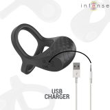 Alex Vibrator Doppel-Penisring 10 Vibrationen Schwarz von Intense Couples Toys | Fesselliebe.de