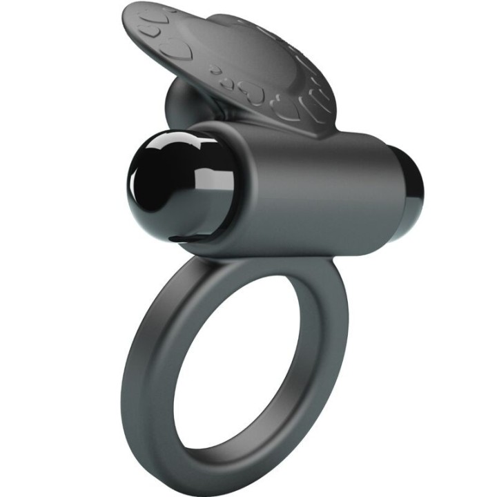Debonaire Vibrationsring Rabbit 10 Vibrationen Schwarz von Pretty Love | Fesselliebe.de