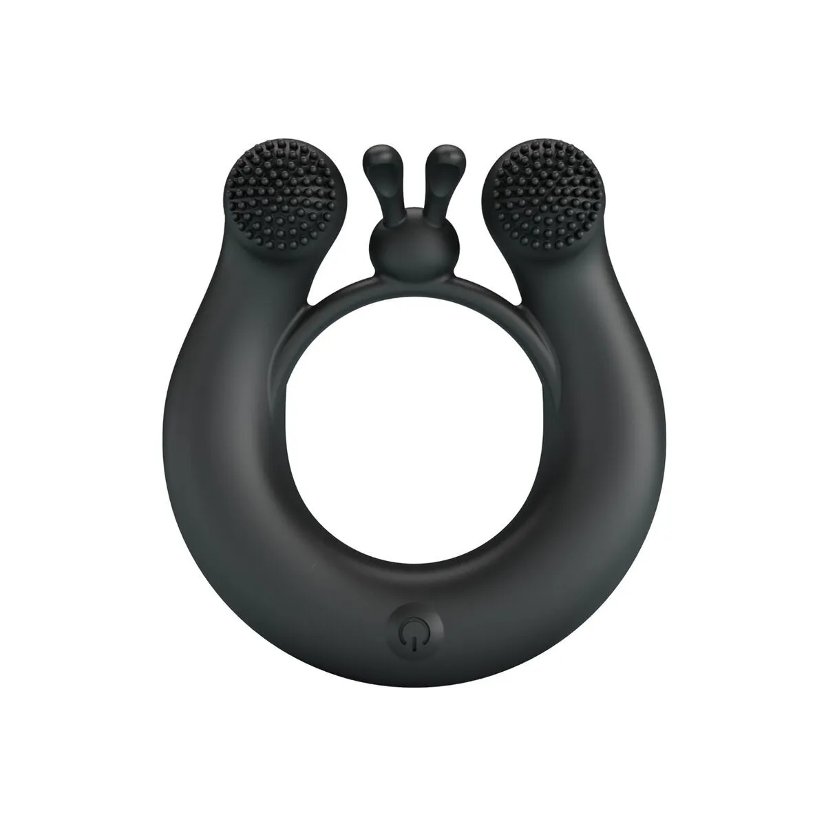 Dahlia Vibrationsring + Klitorisstimulator 12 Vibrationen Schwarz von Pretty Love | Fesselliebe.de