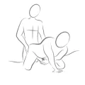 Echo Schwarzer Vibrator-Masturbator von Rocks-Off