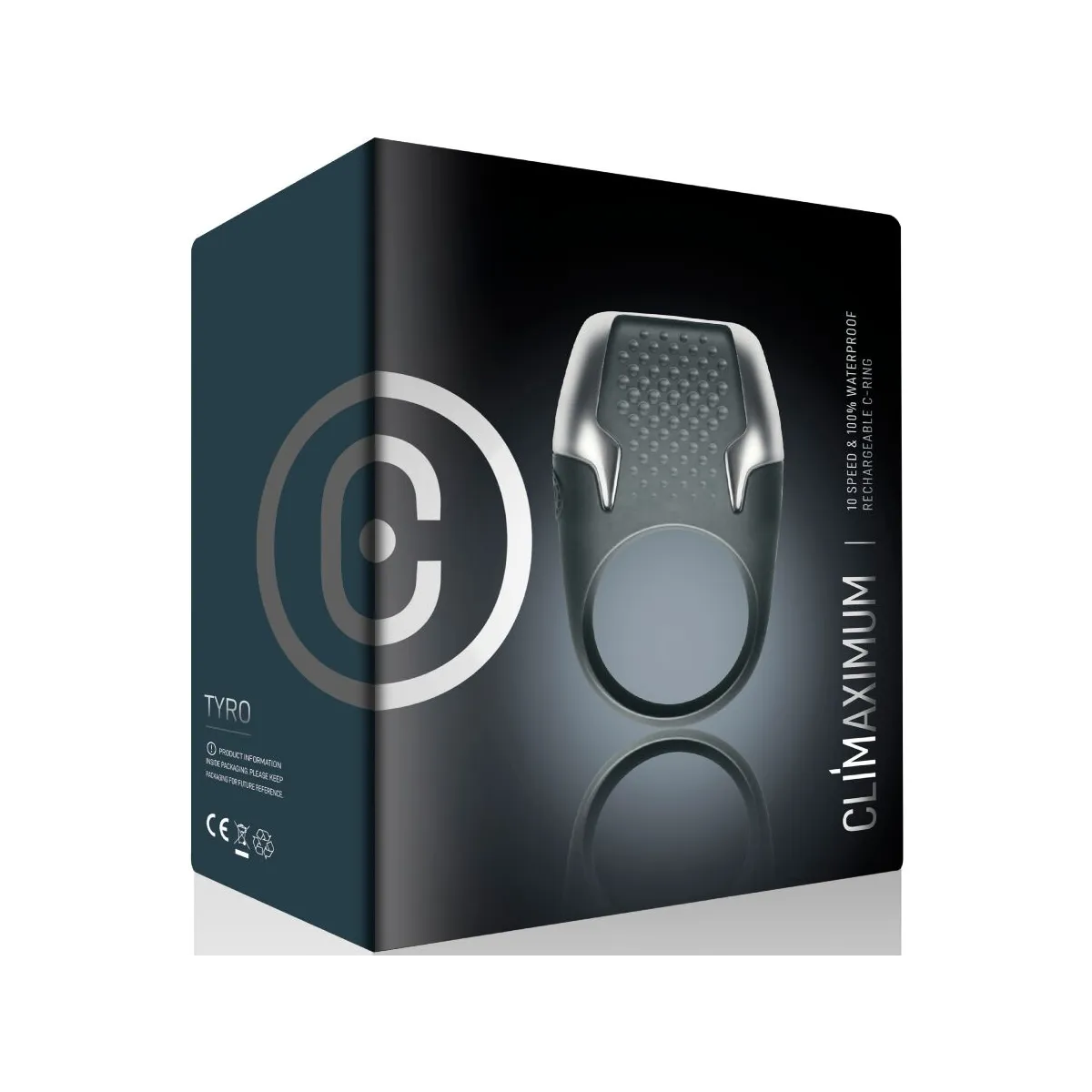 Tyro Vibrierender Penisring mit Led-Lichtern von Climaximum | Fesselliebe.de