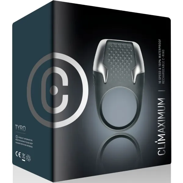 Tyro Vibrierender Penisring mit Led-Lichtern von Climaximum | Fesselliebe.de