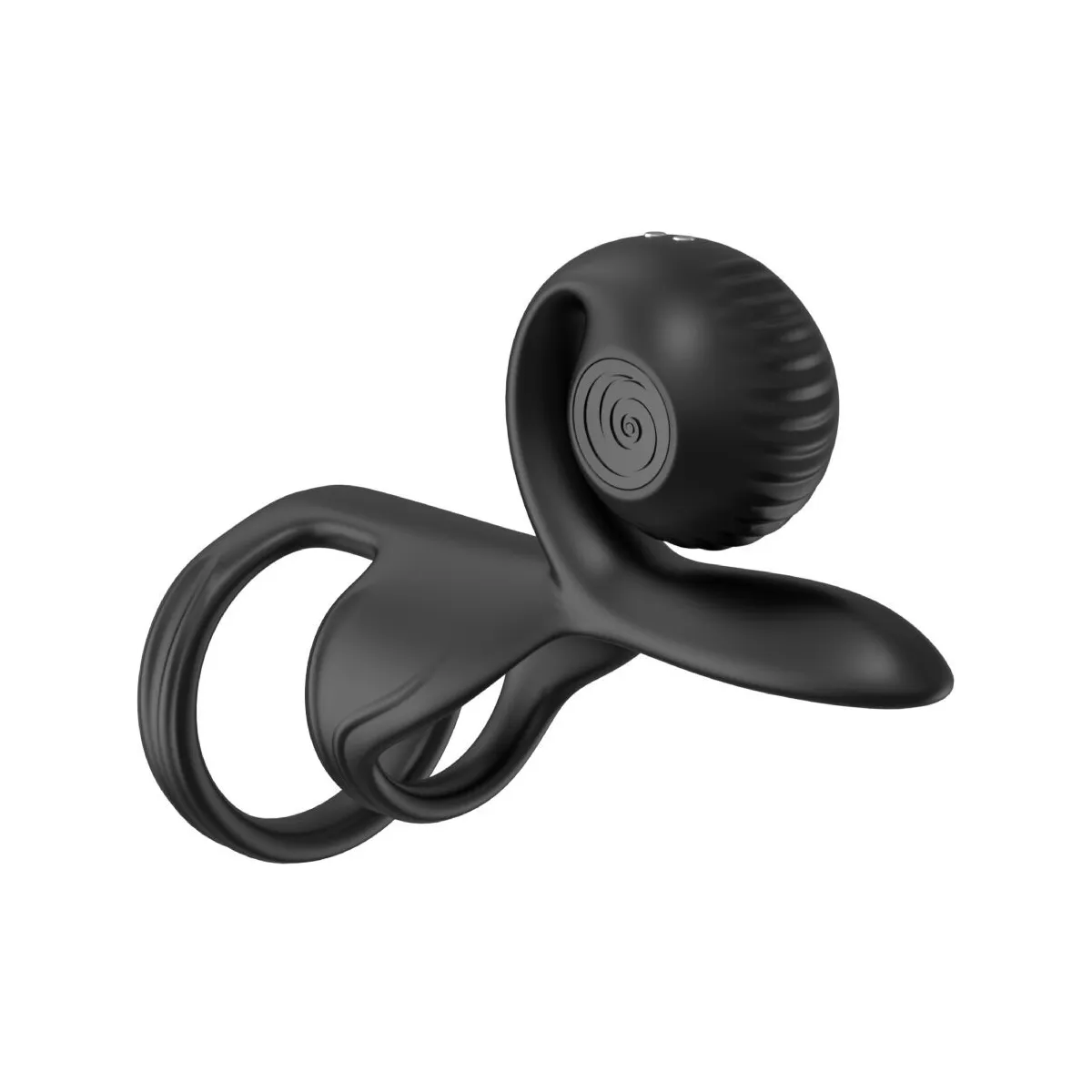 Jovi Paarring mit Fernbedienung Schwarz von Snail Vibe | Fesselliebe.de