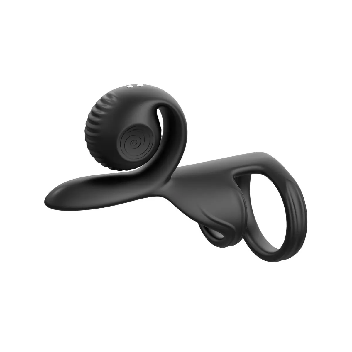 Jovi Paarring mit Fernbedienung Schwarz von Snail Vibe | Fesselliebe.de