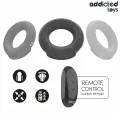 Vibrierender Cockring mit Wärmeeffekt und mit Fernbedienung von Addicted Toys