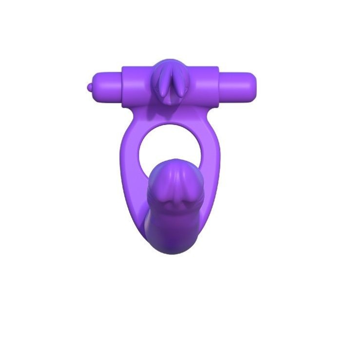 Silikon Doppelvibratorkaninchen von Fantasy C-Ringz | Fesselliebe.de