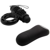 Ring mit Fernbedienung Schwarz 20v von Baile For Him | Fesselliebe.de
