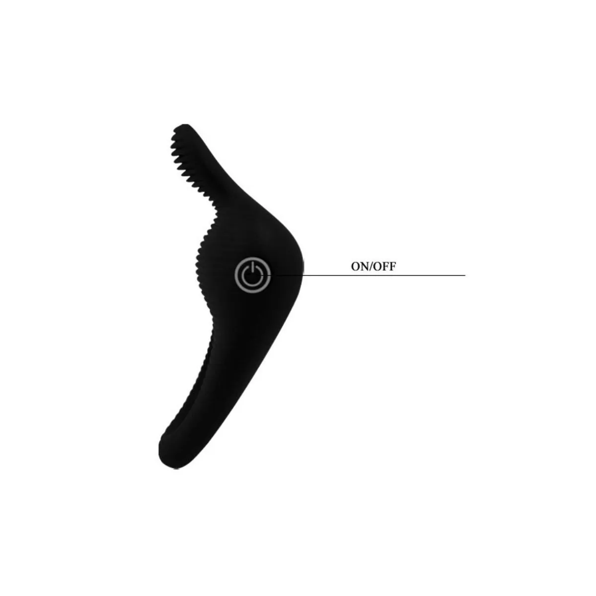 Thimble Vibratorring Schwarz von Pretty Love Male | Fesselliebe.de