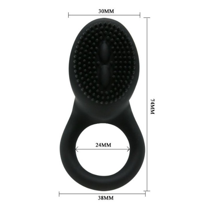 Cobra Vibratorring Schwarz von Pretty Love Male | Fesselliebe.de
