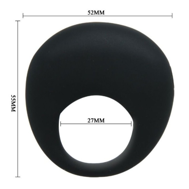 Trap Vibratorring Schwarz von Pretty Love Male | Fesselliebe.de