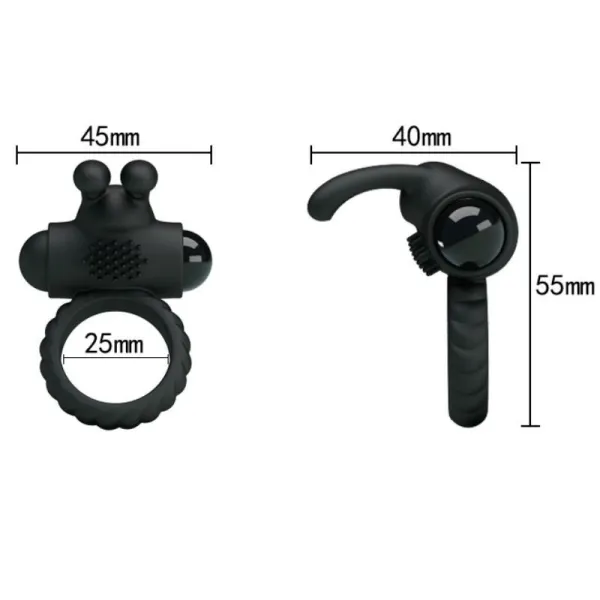 Eudora Vibrierring mit Stimulator von Pretty Love Male | Fesselliebe.de