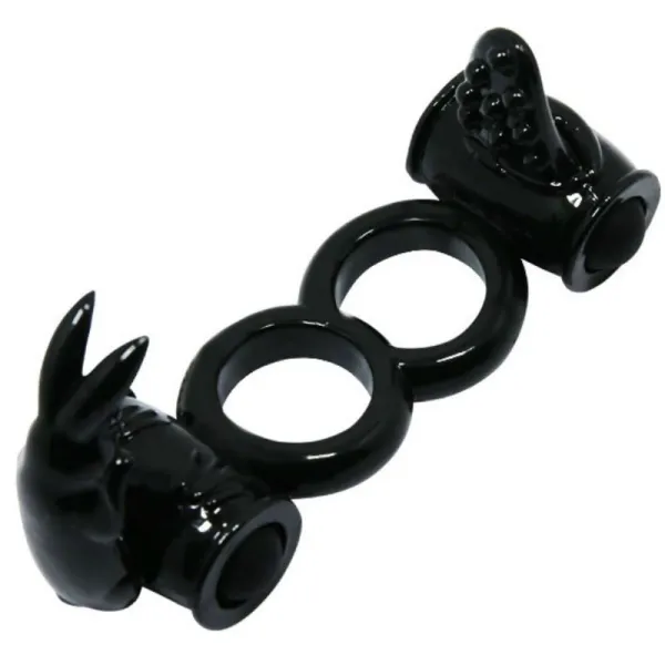 Sweet Ring Doppelring mit Doppelhasen von Baile For Him | Fesselliebe.de