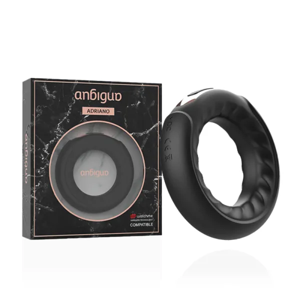 Vibrationsring Adriano, Kompatibel mit der Wireless-Technologie von Watchme von anbiguo | Fesselliebe.de
