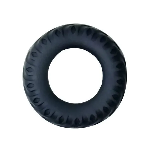 Titan Cockring Schwarz Grün 2 cm von Baile For Him | Fesselliebe.de