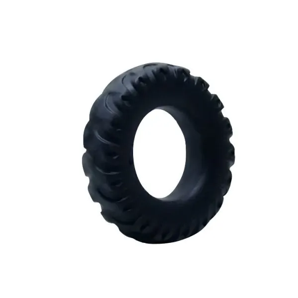Titan Cockring Schwarz Grün 2 cm von Baile For Him | Fesselliebe.de