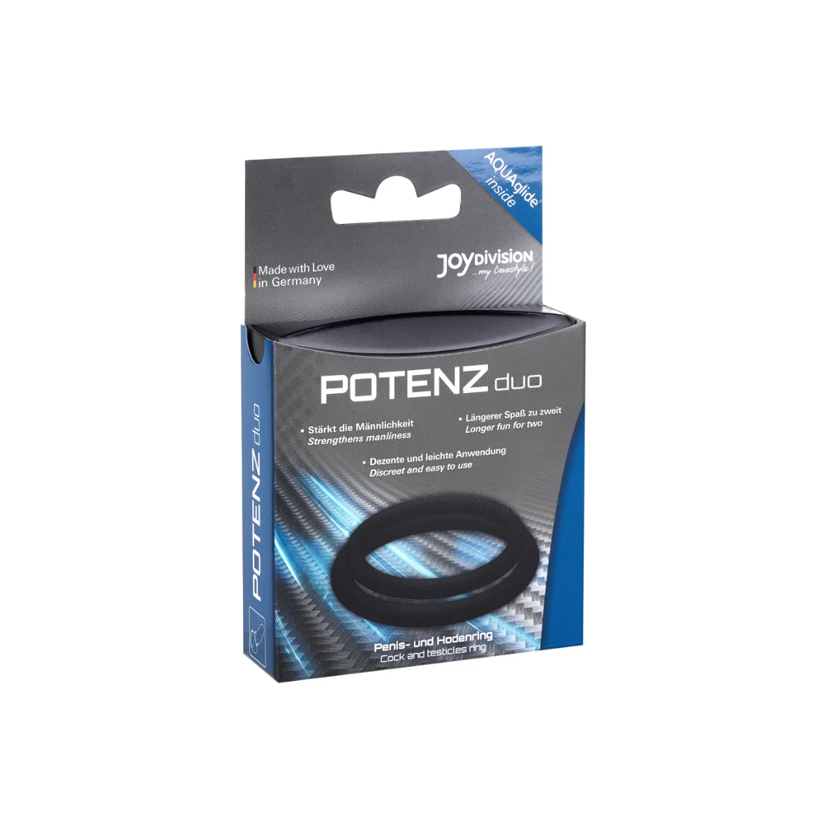 Potenzduo - Ringe Schwarz - M von Joydivision Potenzduo | Fesselliebe.de