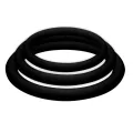 Potenzduo - Plus 3 Schwarze Ringe Satz - S, M, L von Joydivision Potenzduo