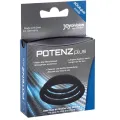 Potenzduo - Plus 3 Schwarze Ringe Satz - S, M, L von Joydivision Potenzduo