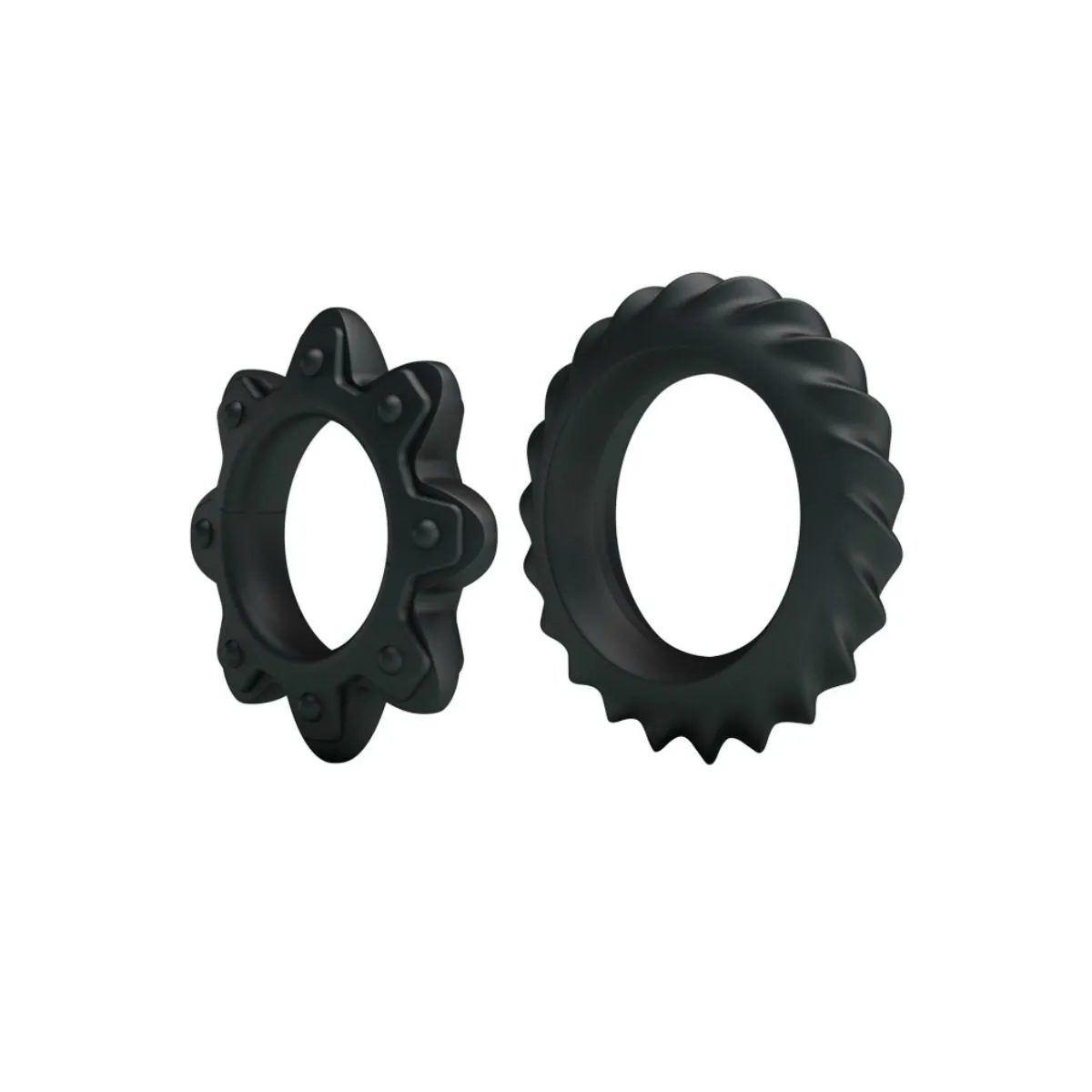 Kit 2 Ring Blühende Silikonringe von Baile For Him | Fesselliebe.de