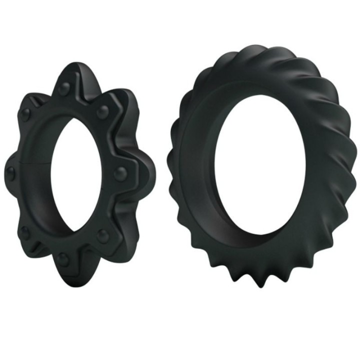 Kit 2 Ring Blühende Silikonringe von Baile For Him | Fesselliebe.de