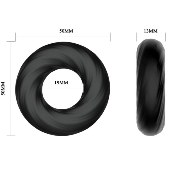 Spiral-Silikonring von Crazy Bull | Fesselliebe.de