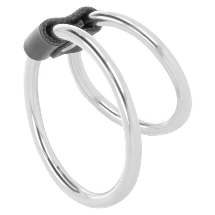 Doppelter Penisring aus Metall von Darkness Sensations | Fesselliebe.de