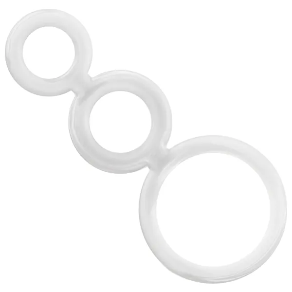 Ringset für Penis Transparent von Addicted Toys | Fesselliebe.de
