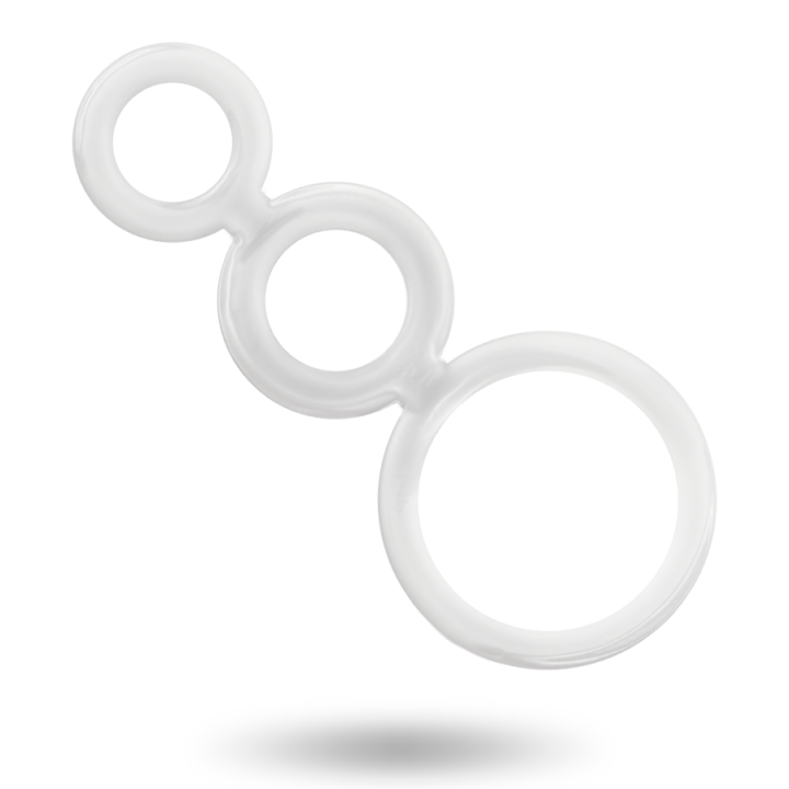 Ringset für Penis Transparent von Addicted Toys | Fesselliebe.de