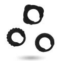 C-Ring-Set Schwarz von Addicted Toys