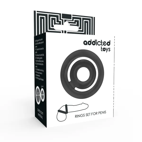 Potenz-C-Ring Penis Schwarz von Addicted Toys | Fesselliebe.de