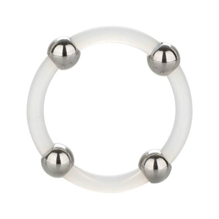Stahlperlen-Silikonring L von Calexotics | Fesselliebe.de