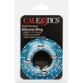 Stahlperlen-Silikonring L von Calexotics
