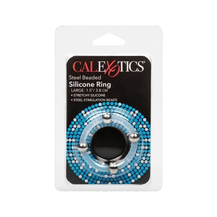 Stahlperlen-Silikonring L von Calexotics | Fesselliebe.de
