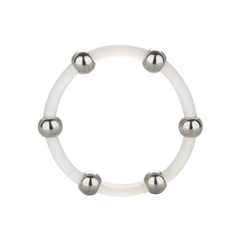 Stahlperlen-Silikonring XL von Calexotics | Fesselliebe.de