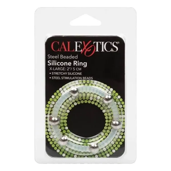 Stahlperlen-Silikonring XL von Calexotics | Fesselliebe.de