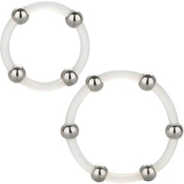 Stahlperlen-Silikonring-Set von Calexotics | Fesselliebe.de