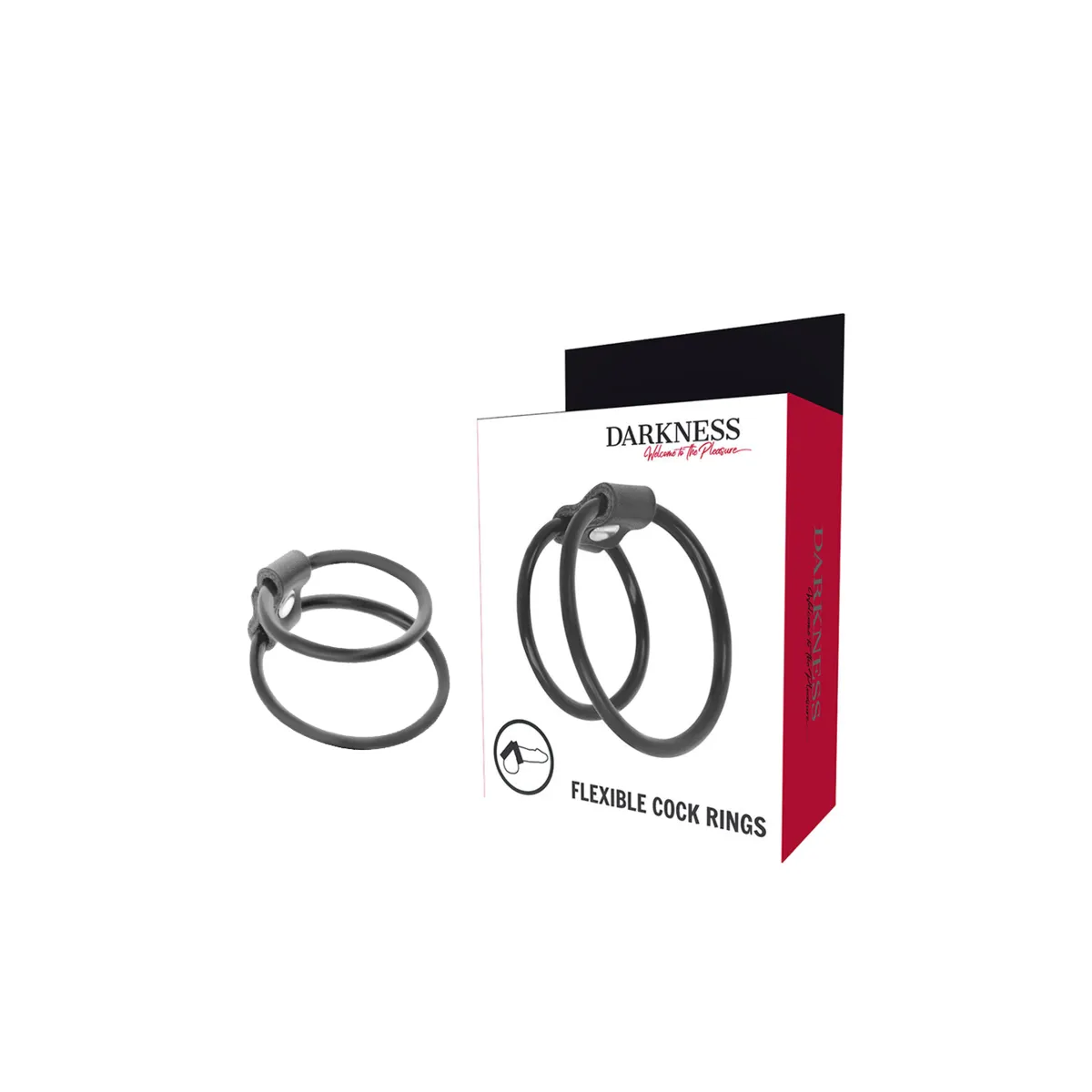 Verstrkende Duo-Penisringe, von Darkness Bondage | Fesselliebe.de