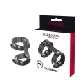 Verstellbarer Penis- und Hodenring aus Leder von Darkness Bondage