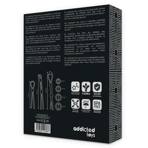 Flexibles Silikon-Cockring-Set 7-Teilig von Addicted Toys | Fesselliebe.de