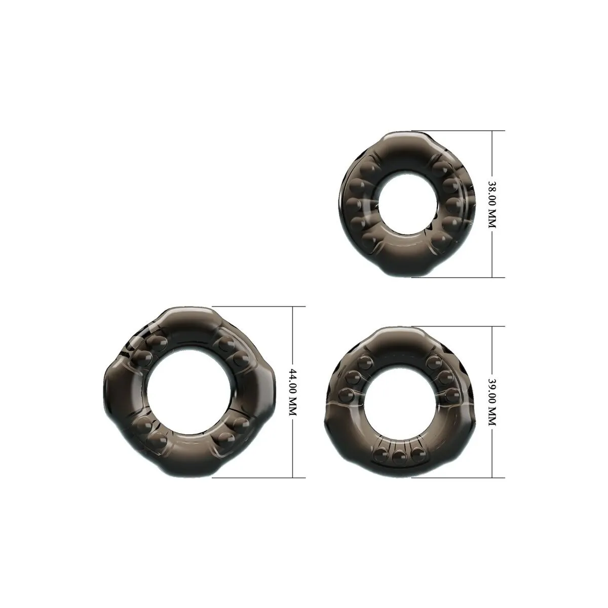 Cock Ringe Yvonne Set 3 Penisringe von Baile | Fesselliebe.de