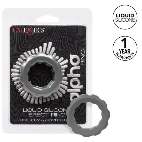 Alpha Erect Ring Grau von Calexotics | Fesselliebe.de