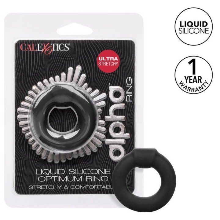 Alpha Optimum Ring Schwarz von Calexotics | Fesselliebe.de
