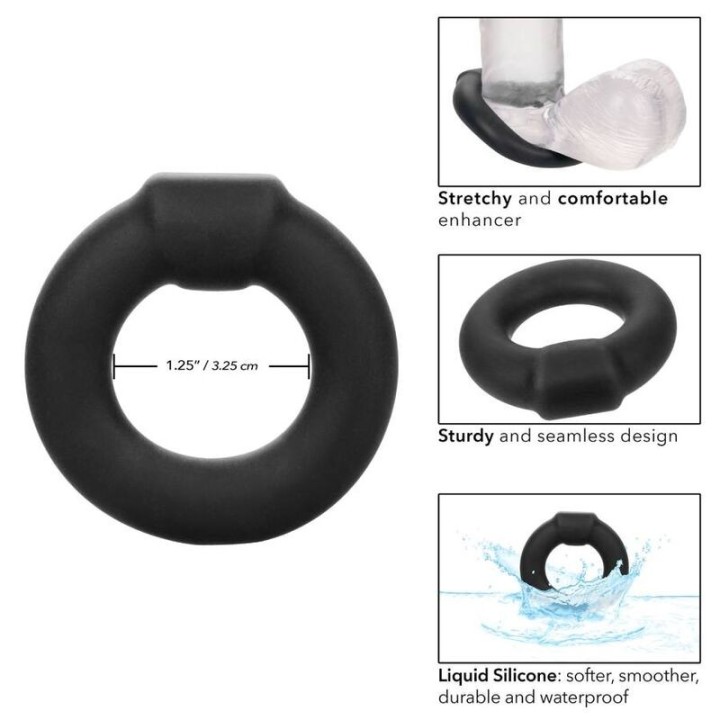 Alpha Optimum Ring Schwarz von Calexotics | Fesselliebe.de