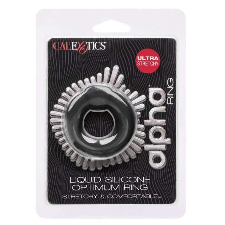 Alpha Optimum Ring Schwarz von Calexotics | Fesselliebe.de