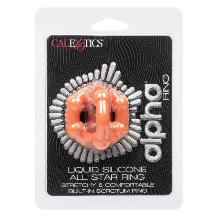 Alpha All Star Ring Orange von Calexotics | Fesselliebe.de