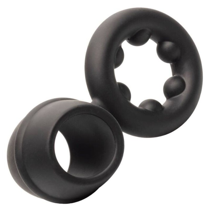 Alpha Dual Magnum Ring Schwarz von Calexotics | Fesselliebe.de