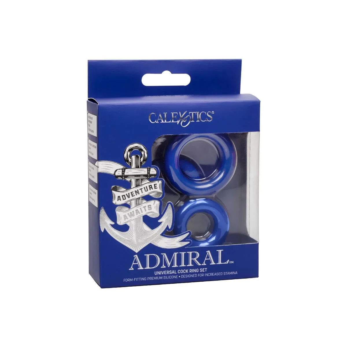 Admiral Cock Ring Set Blau von Calexotics | Fesselliebe.de