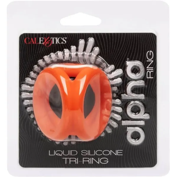Alpha Tri-Ring Orange von Calexotics | Fesselliebe.de